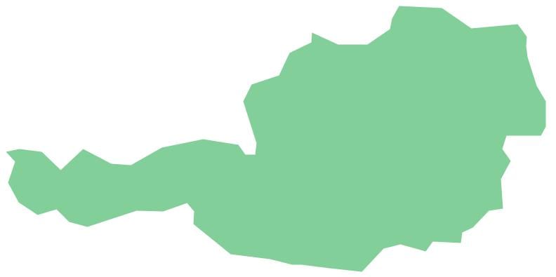 ऑस्ट्रिया वेक्टर नक्शे