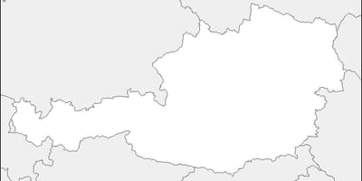 ऑस्ट्रिया के मानचित्र मानचित्र रूपरेखा