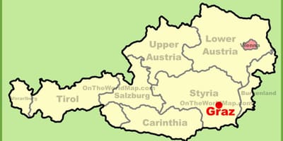 नक्शे के ग्राज़ ऑस्ट्रिया