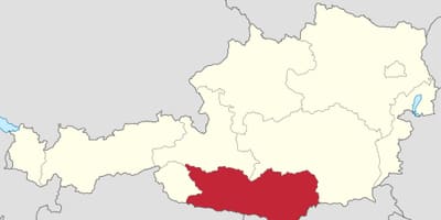 नक्शे के karnten ऑस्ट्रिया 