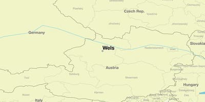 नक्शे के wels ऑस्ट्रिया