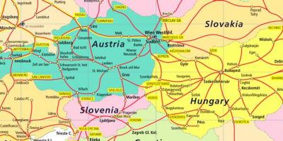 ऑस्ट्रिया के रेल मानचित्र