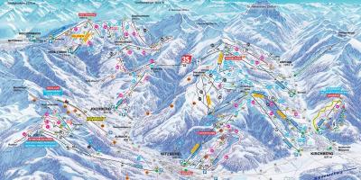 ऑस्ट्रिया स्की का नक्शा