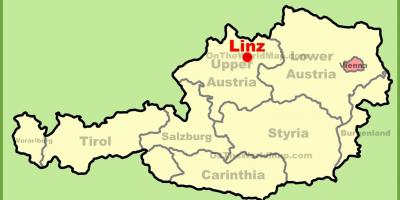 नक्शे के लिंज़ ऑस्ट्रिया